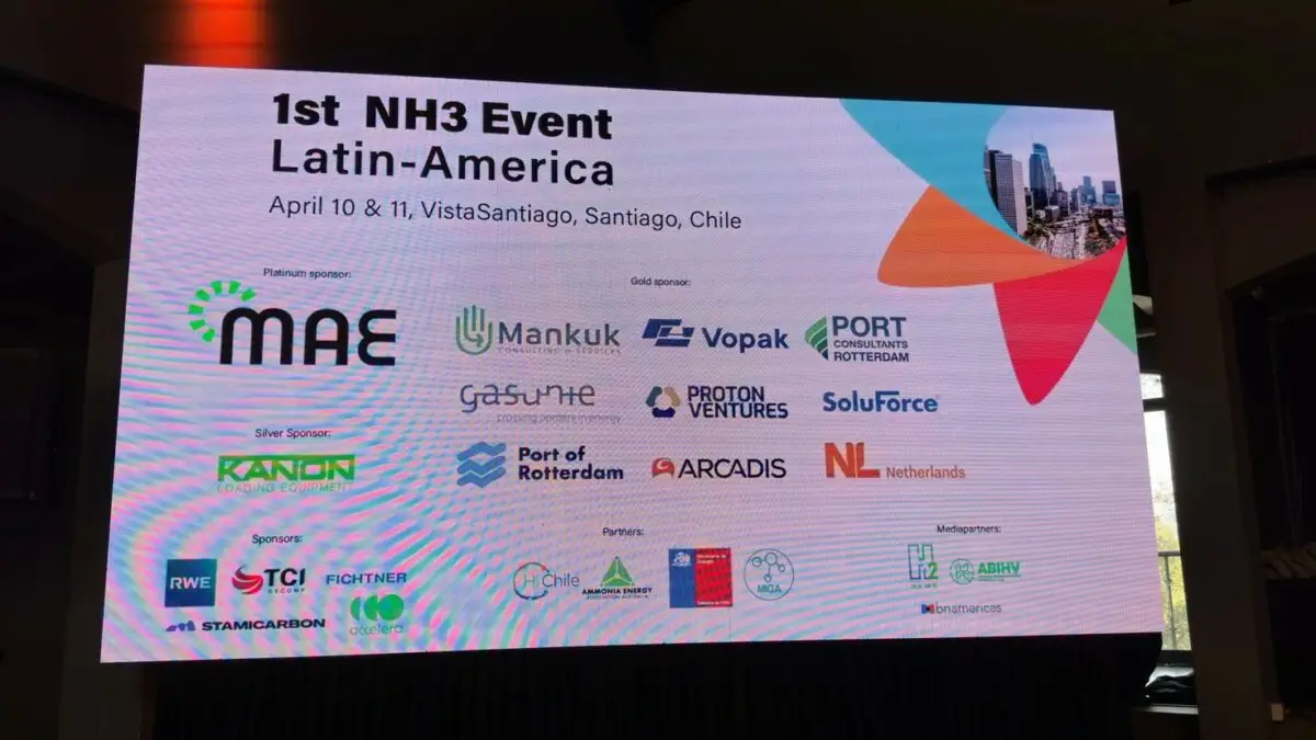 Primer evento en América Latina sobre amoníaco